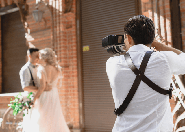 Contribuição para o fotógrafo do casamento